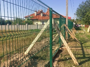 3Д забор на участке в Армянске 