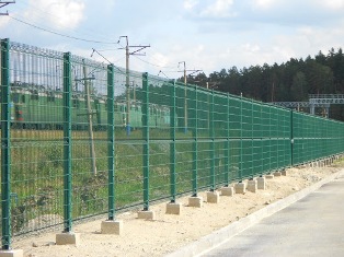 Забор 2Д на земельном участке в Армянске 